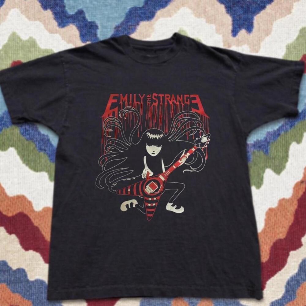 Emily The Strange T-Shirt Graphic Tee Reprint